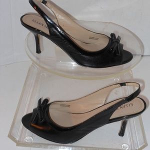 ELLEN TRACY OPEN TOE SLING BACKS SHOES SIZE 8 M